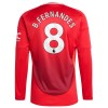 Camisola Manchester United Bruno Fernandes 8 Manga Comprida Homen Equipamento 1ª 24/25